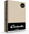 Cinderella - Hoeslaken - Flanel - 180x200/210 cm - Taupe