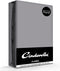 Cinderella Hoeslaken - Flanel - Geschikt voor Boxspring - 160 x 200/210 cm - tot 30 cm matrashoogte - Antraciet