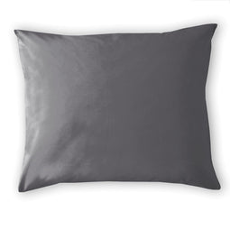 Cinderella - Kussenslopen met rits - Flanel - 40x80 cm - Anthracite - 2 stuks