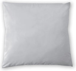 Cinderella - Kussenslopen met rits - Flanel - 80x80 cm - Lichtgrijs - 2 stuks