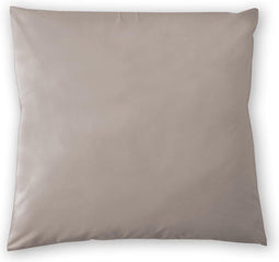 Cinderella - Kussenslopen met rits - Flanel - 80x80 cm - Taupe - 2 stuks