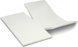 Cinderella Weekend - Topper hoeslaken met dubbel-split (tot 15 cm) - Katoen - 180x210 cm - Ivoor