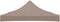 vidaXL - Partytentdak 270 g/m² - 3x3 m UV- en waterbestendig - taupe