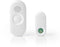 Nedis DOORB230CWT - Draadloze Deurbelset - Eenvoudige installatie - Wit