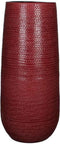 Mica Decorations Gabriel Vaas - H60 x Ø24 cm - Keramiek - Bordeaux