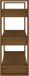 vidaXL - Boekenkast/kamerscherm - 80x35x91 - cm - massief - hout - honingbruin