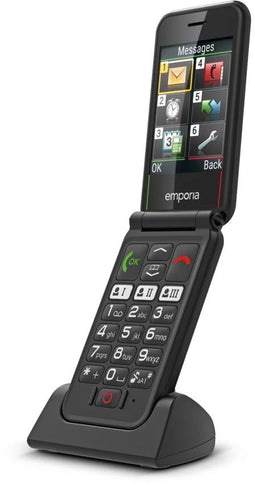 emporia SIMPLICITYglam - 2G - 2,8" scherm - Zwart