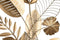 Wanddecoratie Home ESPRIT Grijs Gouden Modern 59 x 6 x 110 cm