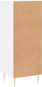 vidaXL - Dressoir - 34,5x34x90 - cm - bewerkt - hout - wit