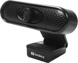Sandberg USB Webcam - 1080P HD - Ingebouwde microfoon - Zwart