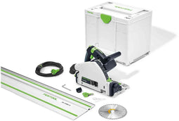 Festool TS 55 FEBQ-Plus-FS - Invalzaag met FS 1400/2 Geleiderail - HW fijngetand zaagblad WD42 (1 stuk)