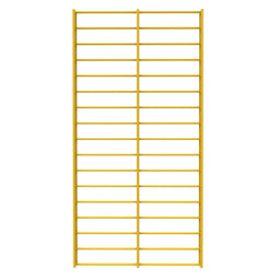 Circulair wandrek FENCY "S" (75x40 cm) Geel