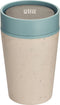 Circular&Co. herbruikbare to go koffiebeker (rCUP) crème/blauw 8oz/227ml
