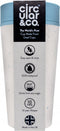 Circular & Co. herbruikbare to go koffiebeker (rCUP) crème/blauw 12oz/340ml