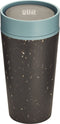 Circular & Co. herbruikbare to go koffiebeker (rCUP) zwart/blauw 12oz/340ml