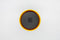 Circular & Co. herbruikbare to go koffiebeker (rCUP) zwart/geel 12oz/340ml