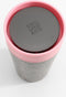 Circular & Co. herbruikbare to go koffiebeker (rCUP) zwart/roze 12oz/340ml
