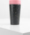 Circular & Co. herbruikbare to go koffiebeker (rCUP) zwart/roze 12oz/340ml