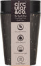 Circular&Co. herbruikbare to go koffiebeker (rCUP) zwart/zwart 8oz/227ml