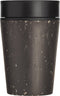 Circular&Co. herbruikbare to go koffiebeker (rCUP) zwart/zwart 8oz/227ml