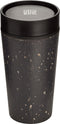 Circular & Co. herbruikbare to go koffiebeker (rCUP) zwart/zwart 12oz/340ml