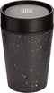 Circular&Co. herbruikbare to go koffiebeker (rCUP) zwart/zwart 8oz/227ml