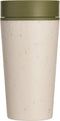 Circular & Co - Travel Mug - Koffiebeker To Go - Coffee To Go Beker - 340 ml - Crème - Groen - 12oz - Duurzaam