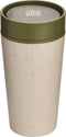 Circular & Co - Travel Mug - Koffiebeker To Go - Coffee To Go Beker - 340 ml - Crème - Groen - 12oz - Duurzaam