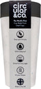 Circular & Co - Travel Mug - Koffiebeker To Go - Coffee To Go Beker - 340 ml - Crème - zwart - 12oz - Duurzaam