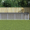 vidaXL - Kippenhok - met - dak - 1003x98x90 - cm - gegalvaniseerd - staal - antraciet