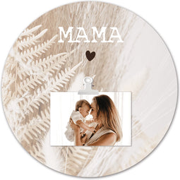 Cirkel met foto mama Ø 40 cm