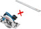Cirkelzaagmachine GKS 65 GCE (Afzuigadapter, geleiderail FSN 1600, HM-zaagblad 190 mm Ø, inbusstiftsleutel SW 5)