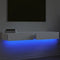 vidaXL - Tv-meubelen - 2 - st - met - LED - 60x35x15,5 - cm - hoogglans - wit