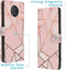 iMoshion Hoesje Geschikt voor Nokia G50 Hoesje Met Pasjeshouder - iMoshion Design Softcase Bookcase - Meerkleurig / Pink Graphic