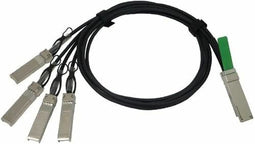 Cisco QSFP - 4xSFP10G, 3m InfiniBand-kabel QSFP+ 4 x SFP+ Zwart