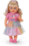 BABY born Pop Carla - 43 cm - Beweegbaar hoofd en armen - Kleurige rok van tule