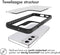 iMoshion Hoesje Geschikt voor Samsung Galaxy S22 Hoesje - iMoshion Rugged Hybrid Case - Zwart / Transparant