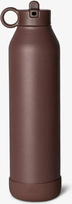 Citron Thermo Drinkfles - 750ml - Ø7xH28cm - Plum