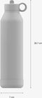 Citron Thermo Drinkfles - 750ml - Ø7xH28cm - Plum