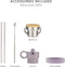 Citron Thermo Drinkfles - 750ml - Ø7xH28cm - Purple