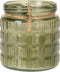 Citronella kaars in glazen pot