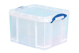 Really Useful Box - Box opbergdoos35 liter, transparant