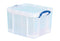 Really Useful Box - Box opbergdoos35 liter, transparant