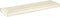 vidaXL - Ligbedkussen - Crème - 140x40x8 - cm - Oxford - Stof