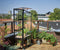 City Garden Balkonkas Glas zwart