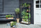 City Garden Balkonkas Glas zwart