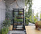 City Garden Balkonkas Glas zwart