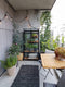 City Garden Balkonkas Glas zwart
