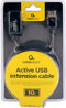 Gembird USB A/USB A M/F - Actieve verlengkabel - 10m - Zwart