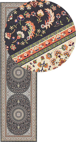 CIVRIL - Loper tapijt - Meerkleurig - 80 x 300 cm - Polyester